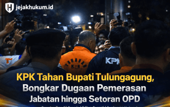 KPK Tahan Bupati Tulungagung, Bongkar Dugaan Pemerasan Jabatan hingga Setoran OPD