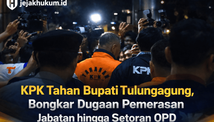 KPK Tahan Bupati Tulungagung, Bongkar Dugaan Pemerasan Jabatan hingga Setoran OPD